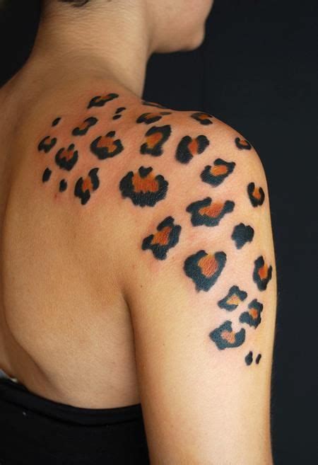 leopard print tattoos for women.